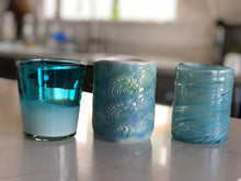 Load image into Gallery viewer, Mexican Blown Recycled Glass Tumbler-Rain
